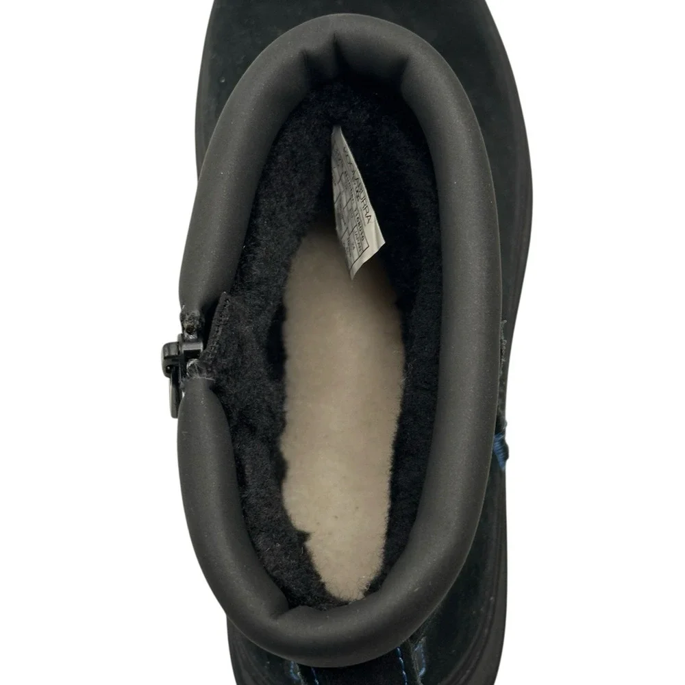 Koolaburra by UGG Koola Mini Hybrid Waterproof Black Suede Boots Womens 7 New